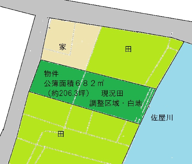  愛知県海部郡蟹江町大字蟹江新田字下芝切