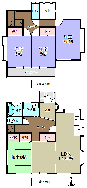 detached 愛知県稲沢市儀長２丁目．