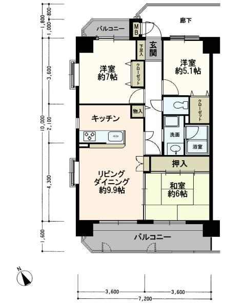 apartment 愛知県豊田市山之手８丁目2